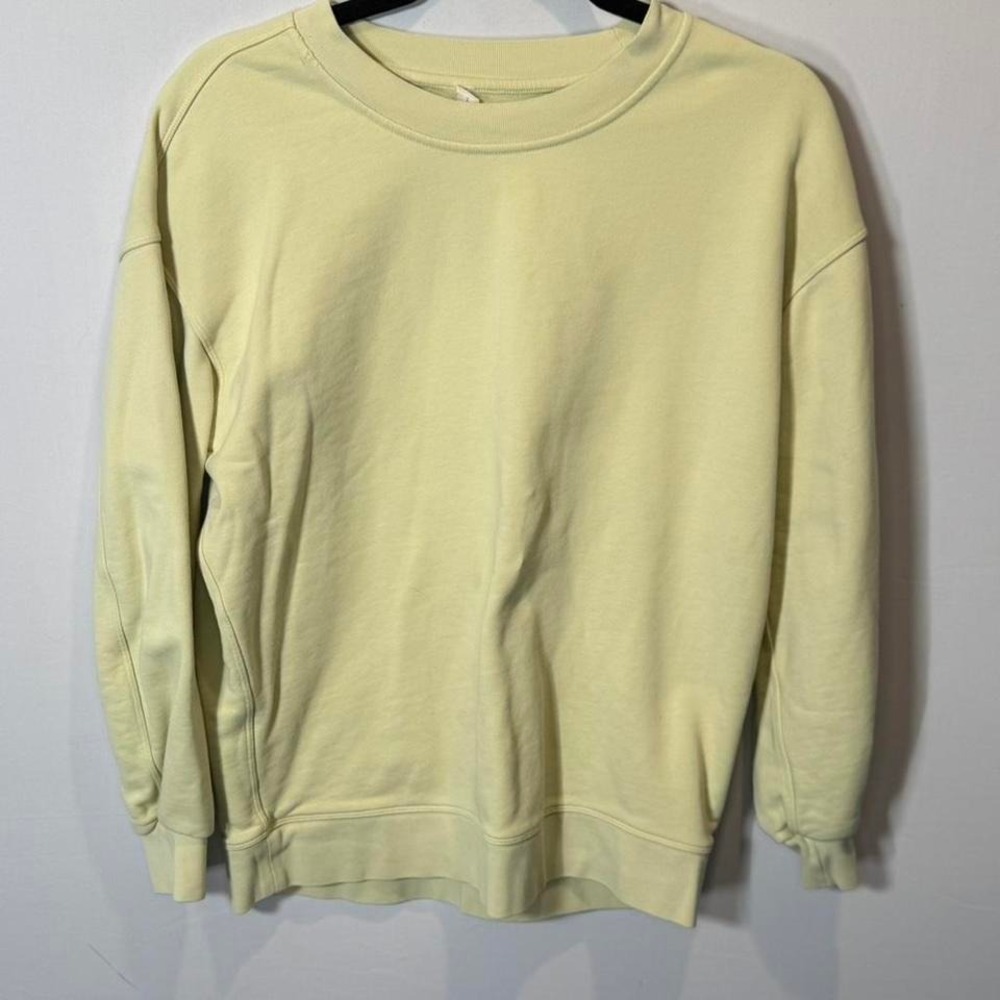 Yellow Lululemon crewneck